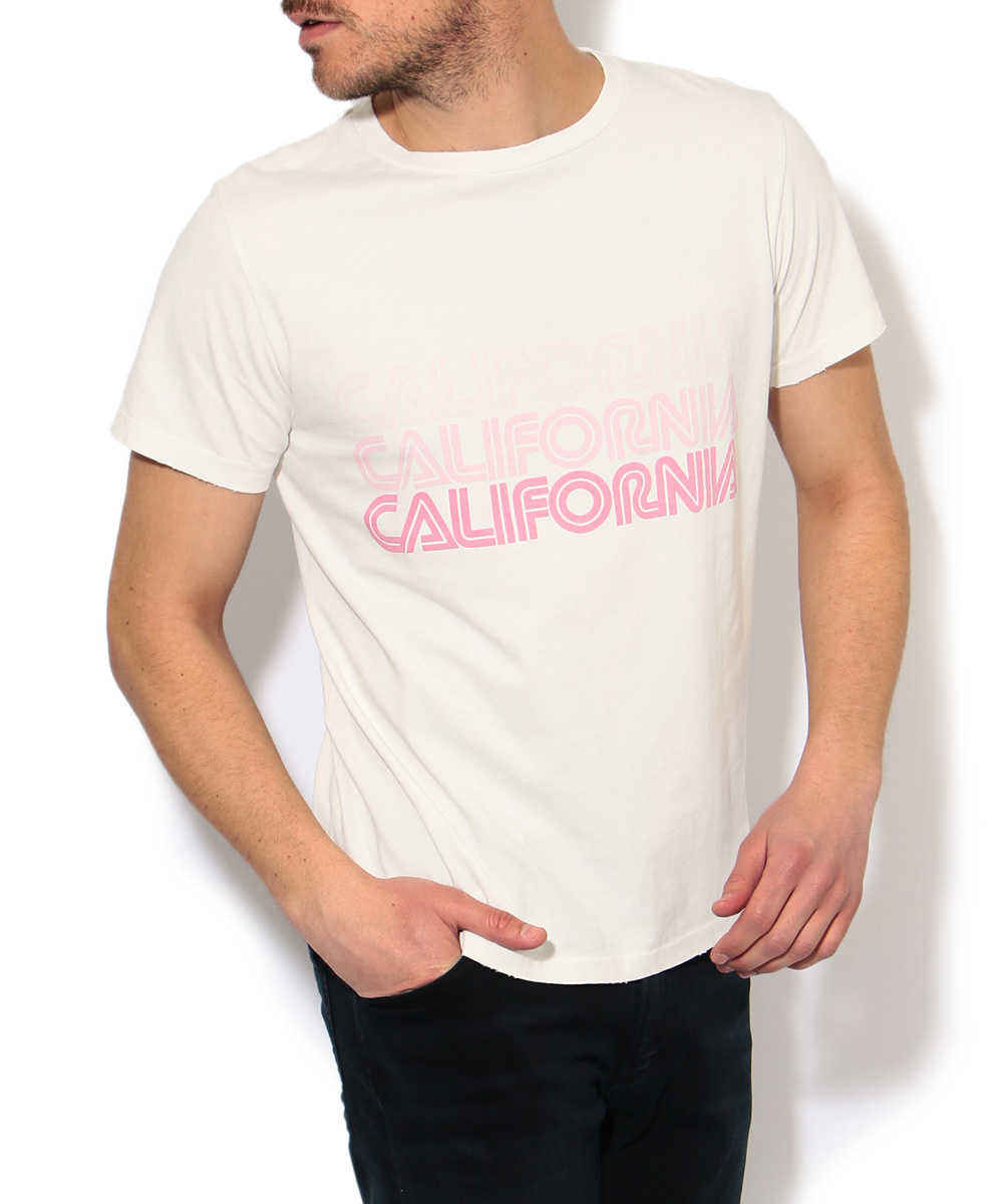 別注限定 CALIFORNIA/カリフォルニア プリントTシャツ ピンク
